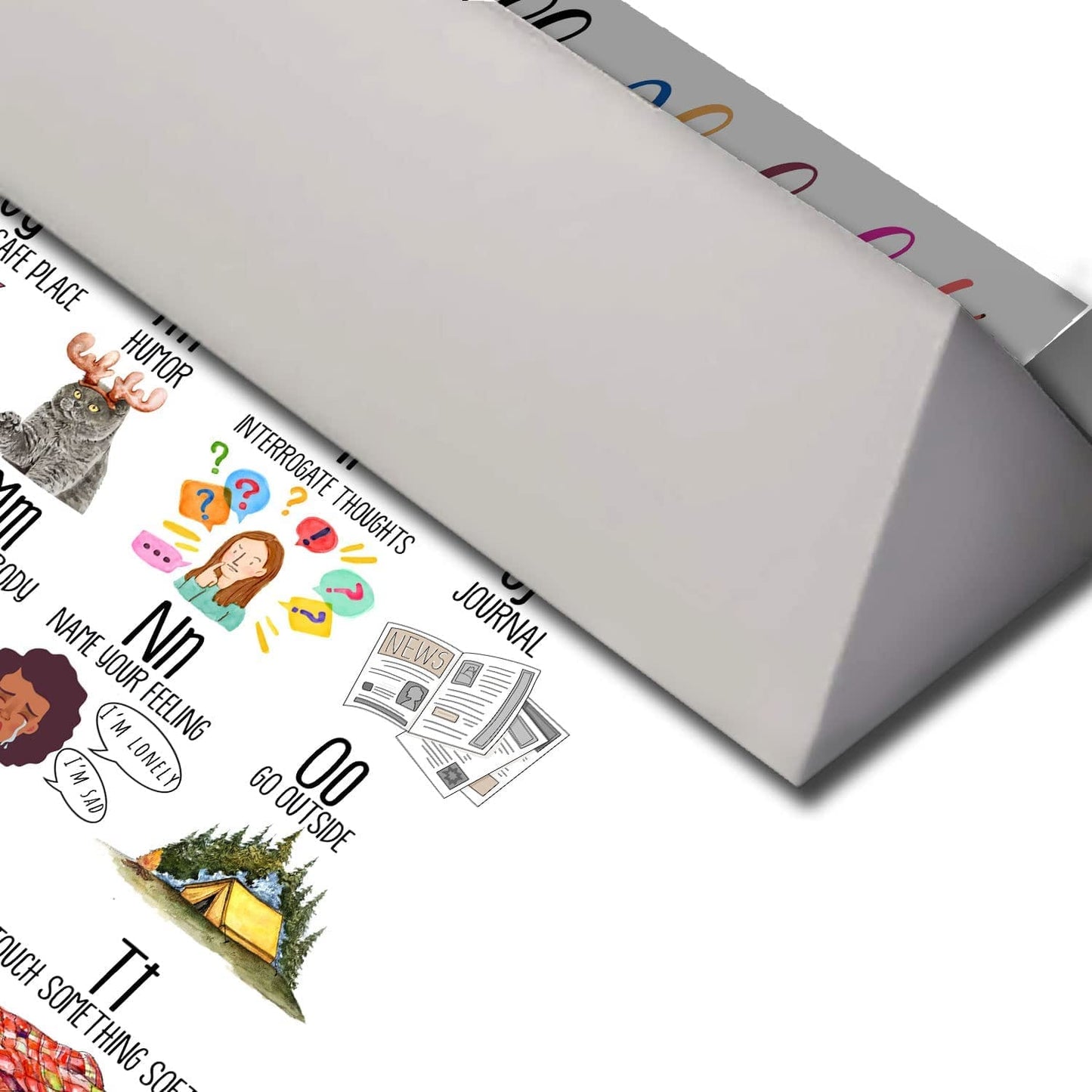 Coping Skills Poster, Feeling Emotions Chart Poster (12x18 In) - BEAWART