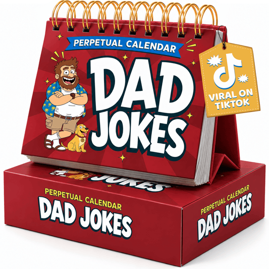 Perpetual Calendar, Funny Jokes for Dad, Christmas Gift for Men - BEAWART